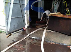 萬(wan)年水泥廠(chang)水塔除鏽(xiù)除垢清洗(xi)